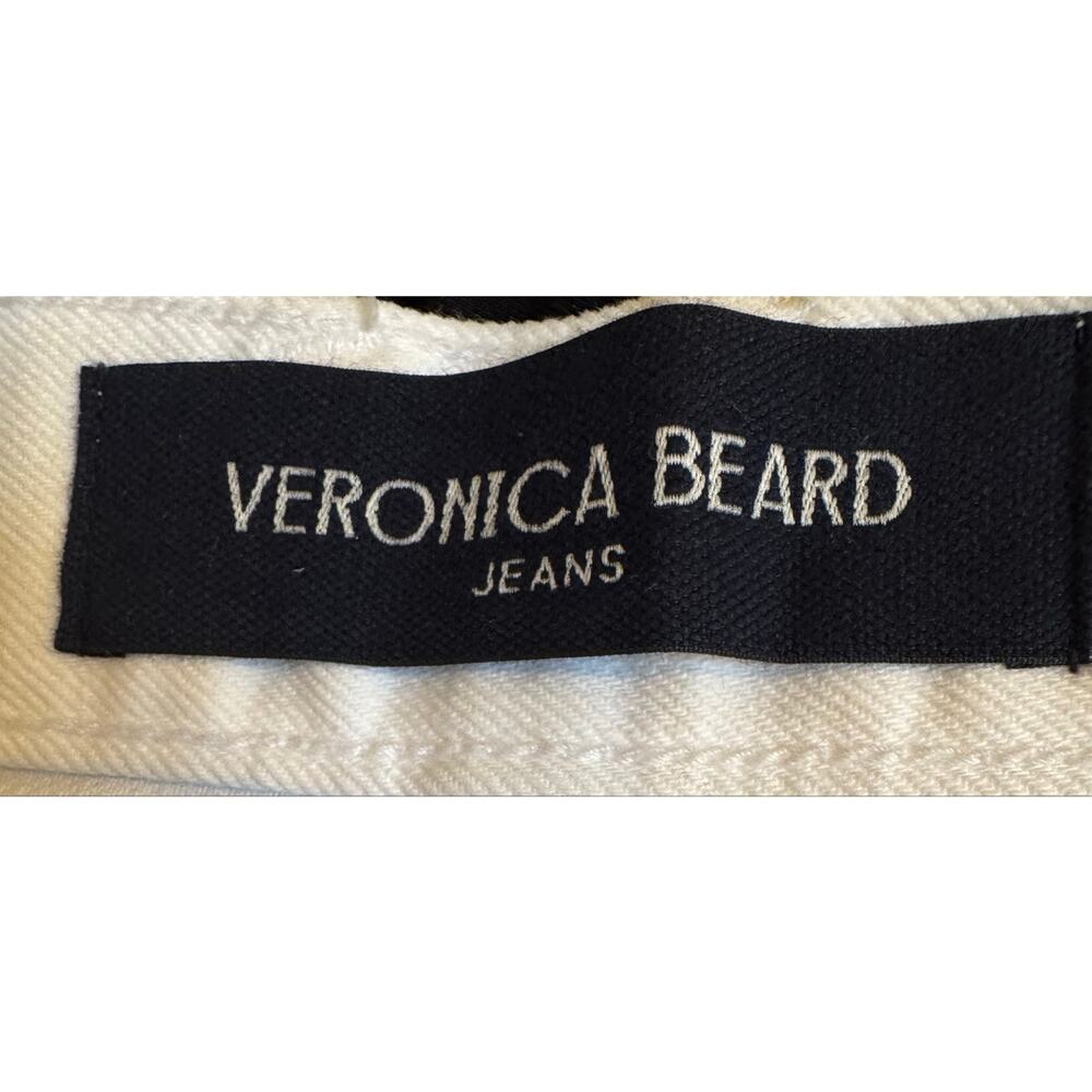 Veronica Beard Taylor High Waist Crop Wide Leg Jeans - Picture 7 of 8
